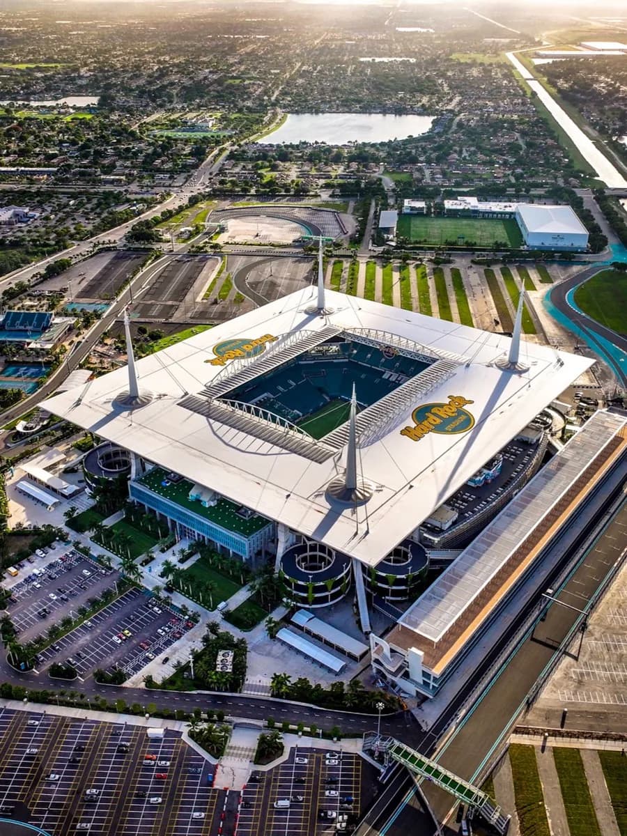 Hard Rock Stadium in Miami