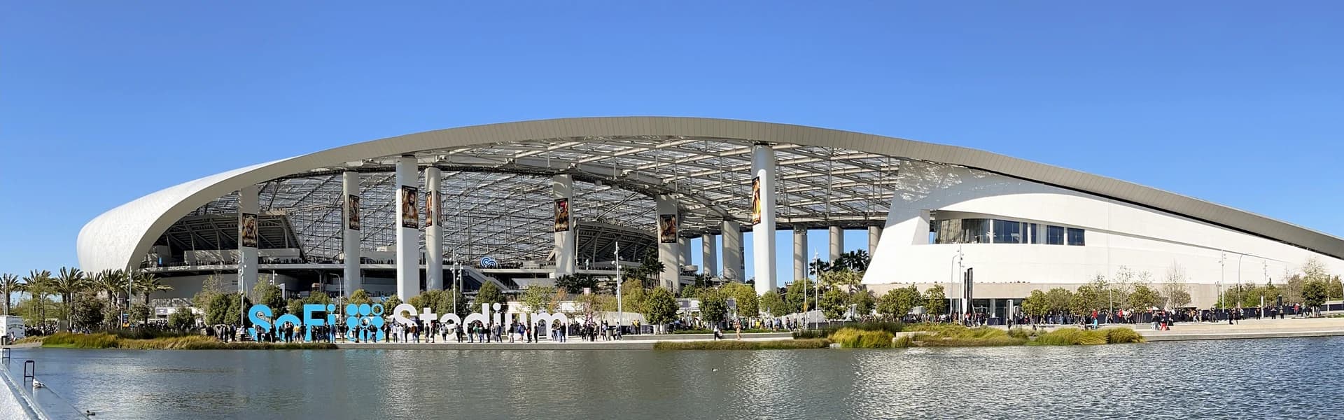 Los Angeles / SoFi Stadium vista aérea